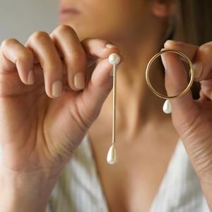 Minimal gold jewelry